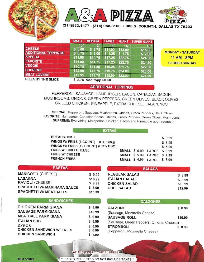 A & A Pizza