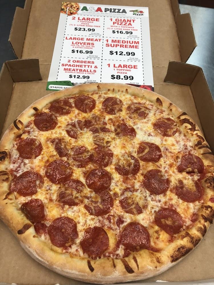 A & A Pizza Menu image 4
